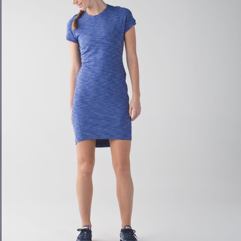 Lululemon &go Where-To Dress Heathered Sapphire Blue Size 4